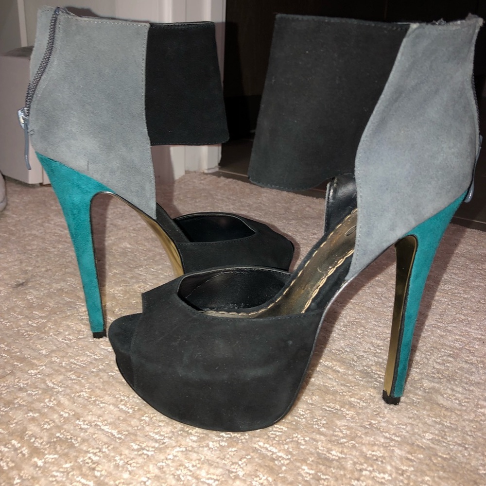 High platform Bebe heels